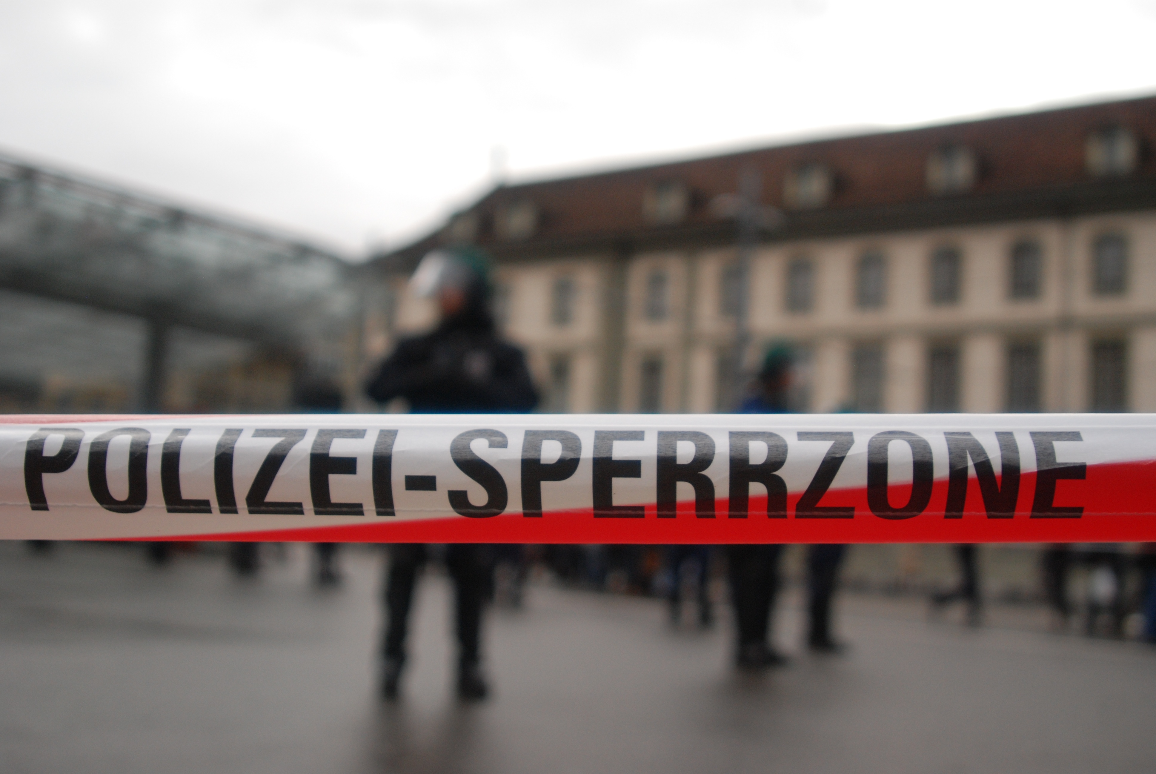 Polizei-Sperrzone Polizei-Sperrzone