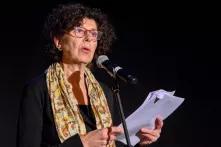 Esther Dischereit auf der Veranstaltung "Sicherheit für alle"