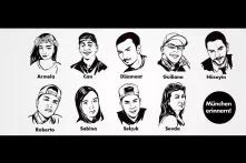 Portraits und Namen der Opfer des Anschlags am OEZ München vom 22. Juli 2016