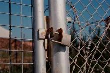 The fence arround the Spanisch enclave of Melilla in 2006