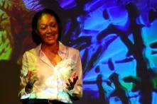 Maroula Blades "Spilling Words", Werkstatt der Kulturen, 18.08.2013, © 2013 poetrykitchen