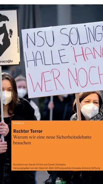 Cover des Sammelbands "Rechter Terror"