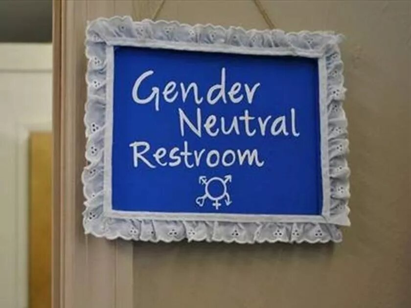 Schild "Gender Neutral Restroom" Schild "Gender Neutral Restroom"