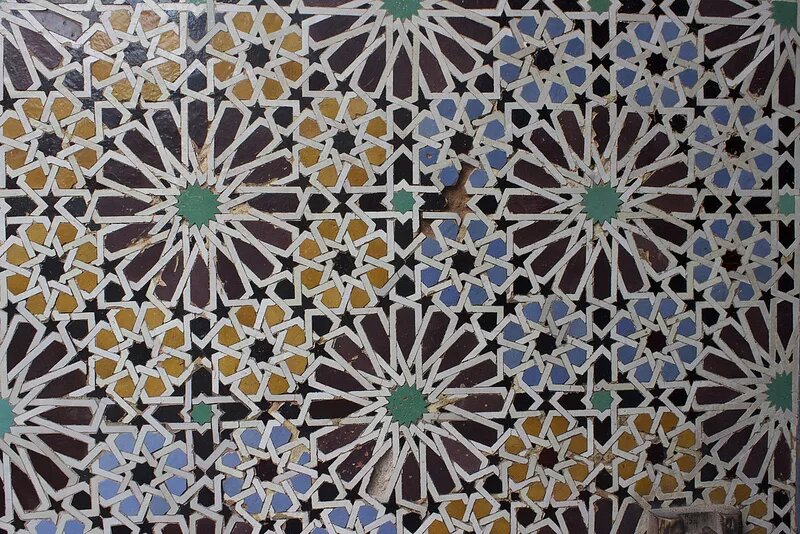 Saadian Tombs Ornaments, Marrakesh