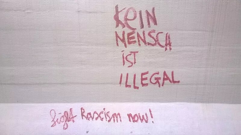"Kein Mensch ist illegal" "Fight Racism Now" Berlin 2013
