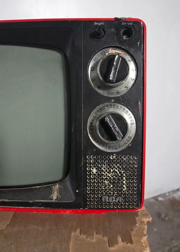 ein alter fernseher