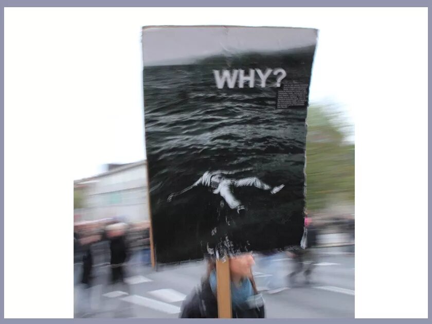 Demonstratiin in Hamburg am 2.11.2013 - "Rights for the Libyan Refugees"