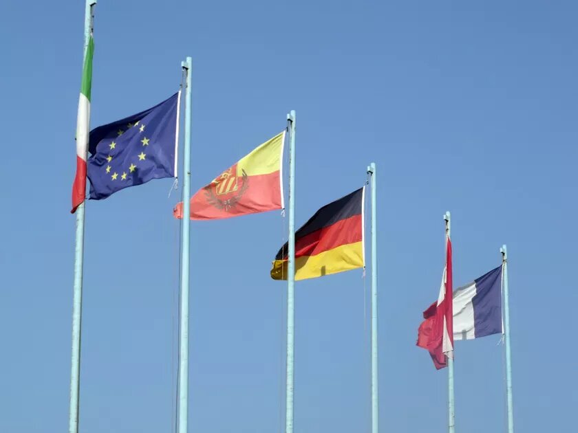 European flags