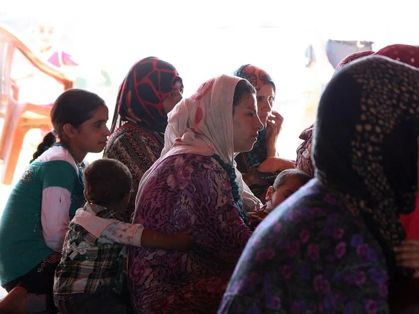 Flüchtlingsmütter mit ihren Kindern Flüchtlingsmütter mit ihren Kindern