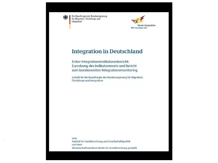 Erster bundesweiter Integrationsindikatorenbericht