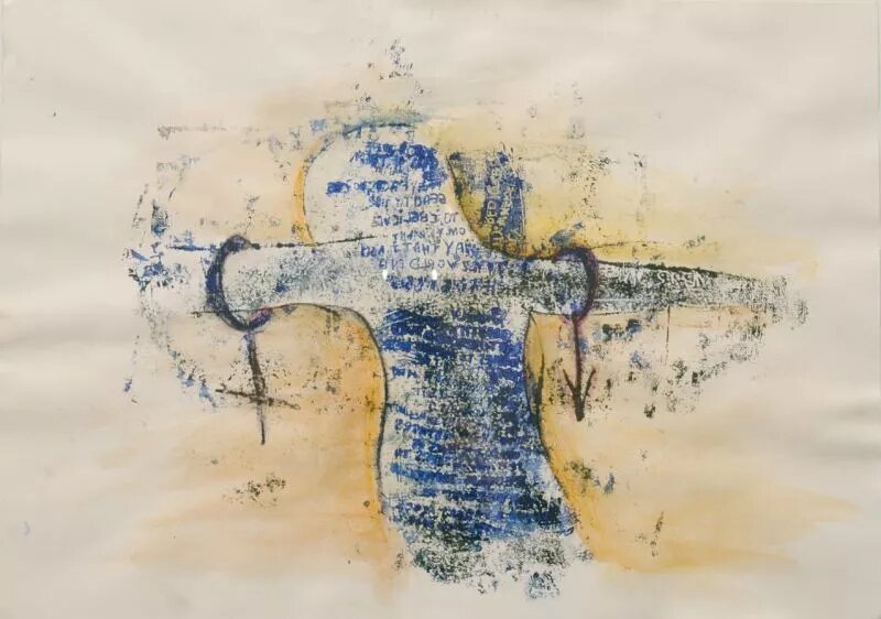 "Body Politics", Tinte, Pastel auf Papier, 2008