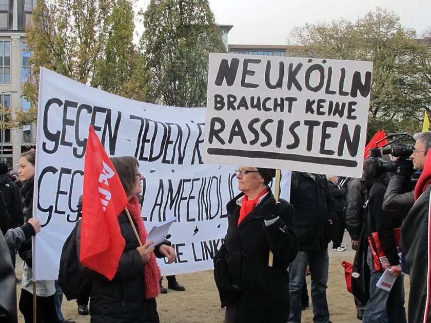 Anti-Rassismus Demonstration in Berlin