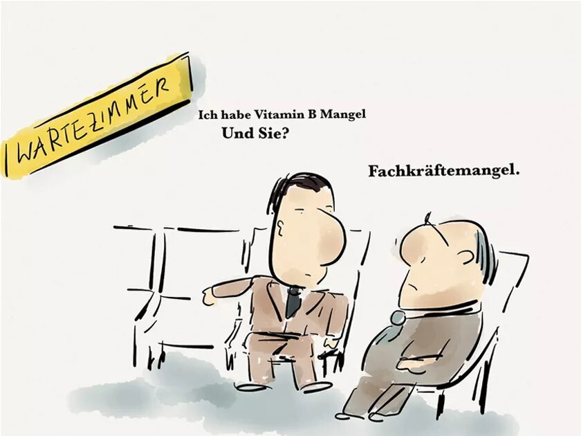 Cartoon Fachkräftemangel Cartoon Fachkräftemangel