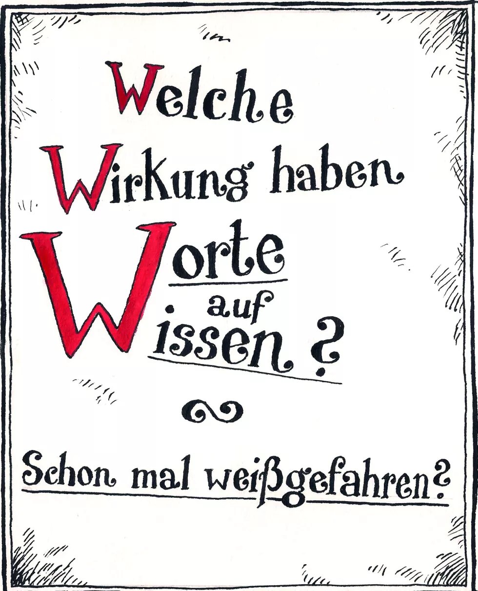 Illustration aus dem Buch "machtWorte!" Illustration aus dem Buch "machtWorte!"