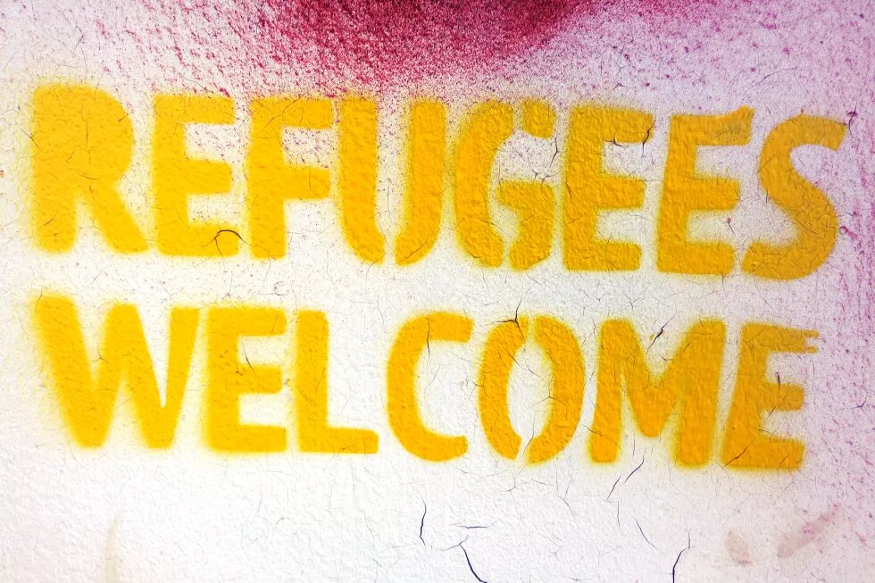 "Refugees welcome" Dresden 2016 "Refugees welcome" Dresden 2016