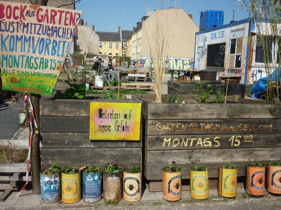 Gartenprojekt auf dem Vollgut-Gelände in Berlin-Neukölln