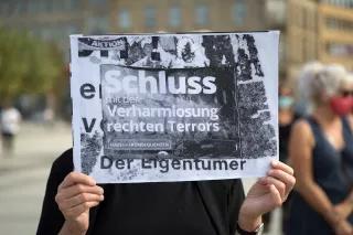 19.09.2020 – Gedenkkundgebung für Samuel Yeboah in Saarlouis 19.09.2020 – Gedenkkundgebung für Samuel Yeboah in Saarlouis