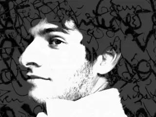 Alexander Estis Schwarz-weiß Portrait von Alexander Estis