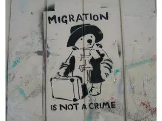 Graffiti Migration is not a crime