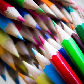 Rainbow pencil