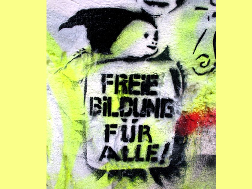 Graffiti Freie Bildung für alle Graffiti Freie Bildung für alle