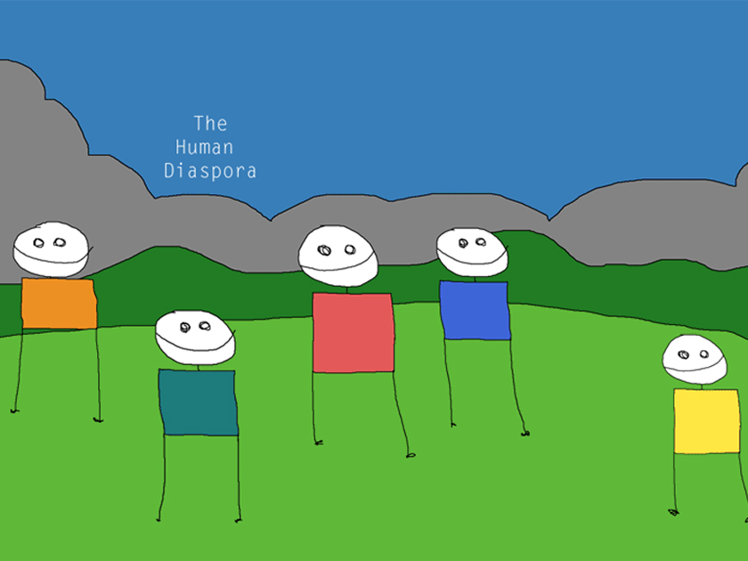 Illustration Human Diaspora Illustration Human Diaspora
