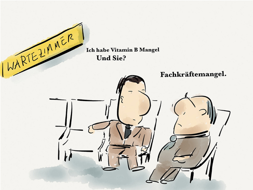 Cartoon Fachkräftemangel Cartoon Fachkräftemangel