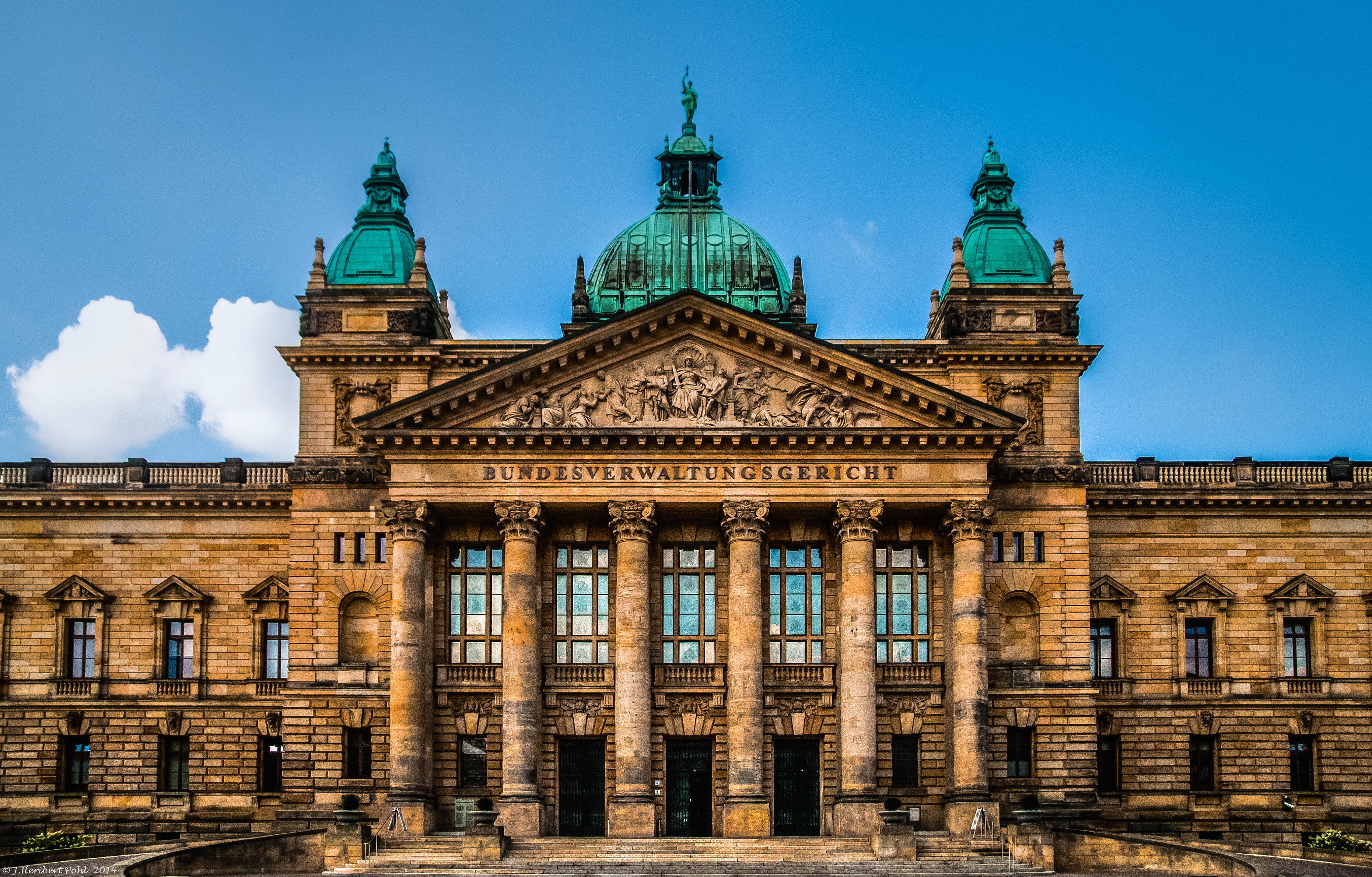 Leipzig, Bundesverwaltungsgericht am Simsonplatz Leipzig, Bundesverwaltungsgericht am Simsonplatz